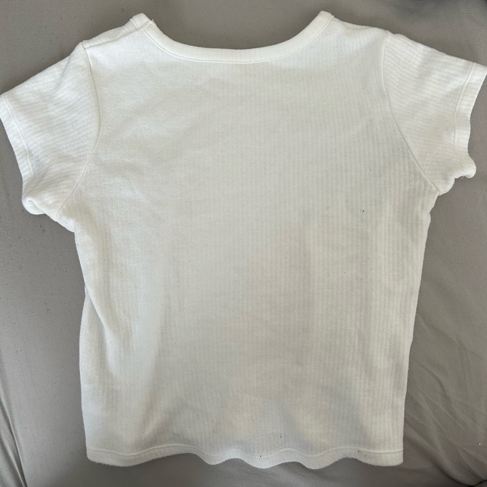 White baby tee
